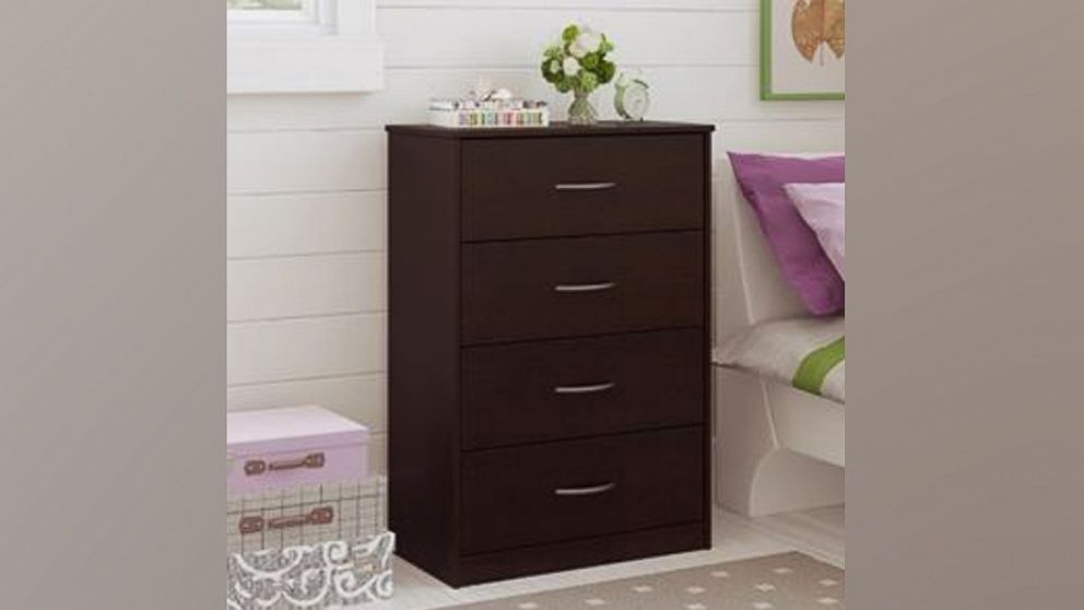 Ameriwood home has recalled over 1 million 4 drawer chests due to tipping and entrapment hazards.