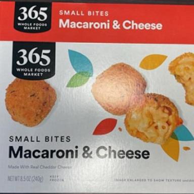 PHOTO: In this photo released by the FDA, a box of 365 Whole Foods Market Small Bites Macaroni & Cheese is shown.