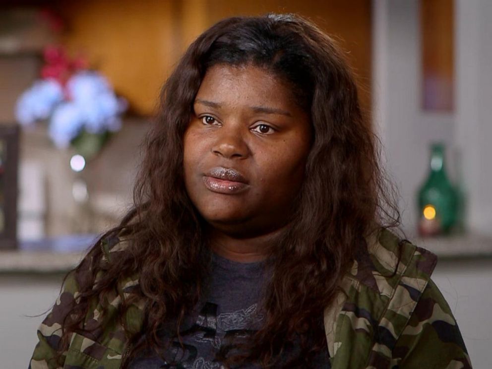 PHOTO: Iashia Nelson, the woman whose plea for rescue from the roof of a Houston building during Hurricane Harvey went viral, speaks out two months after the Harvey.