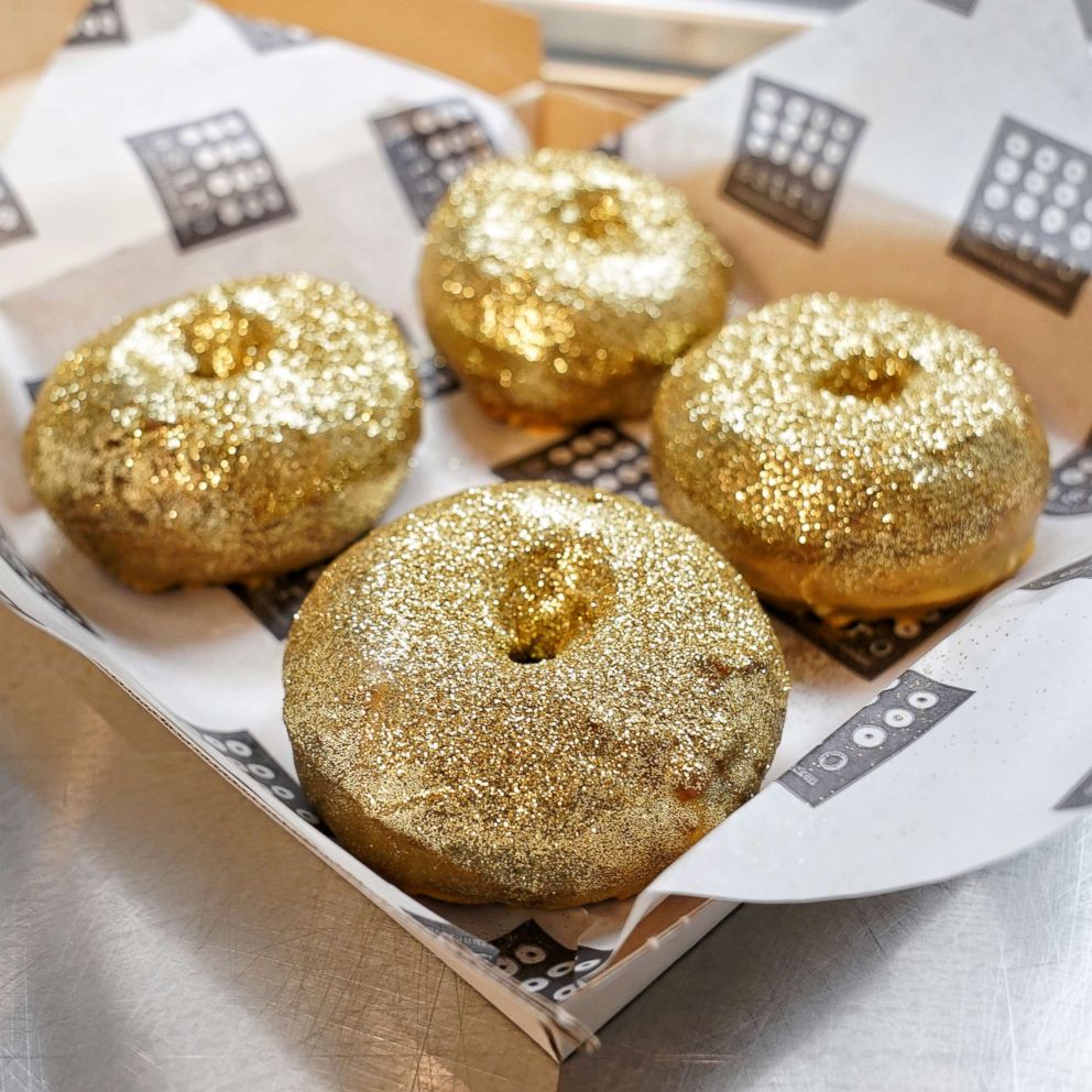 PHOTO: Inspired by the Oscars, Astro Doughnuts and Fried Chicken has released these limited edition red carpet doughnuts.