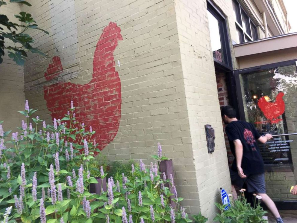 PHOTO: A Red Hen restaurant in Washington D.C. is taking steps to make sure diners know they are not the Red Hen that kicked out White House press secretary Sarah Sanders.