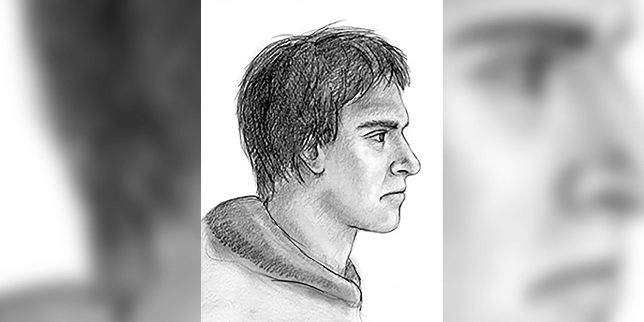 PHOTO: Sketch released of person of interest in the homicide of Stephen and Djeswende Reid.