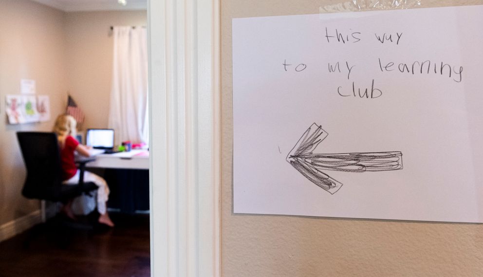 PHOTO: A student  studies during at-home learning in Orange, Calif., Dec. 9, 2020.