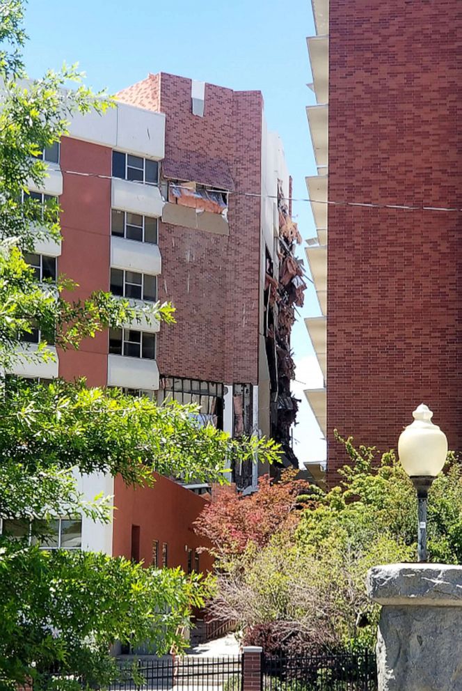 PHOTO: Authorities are responding to reports of a utility explosion on the campus of  Reno University of Nevada Reno.