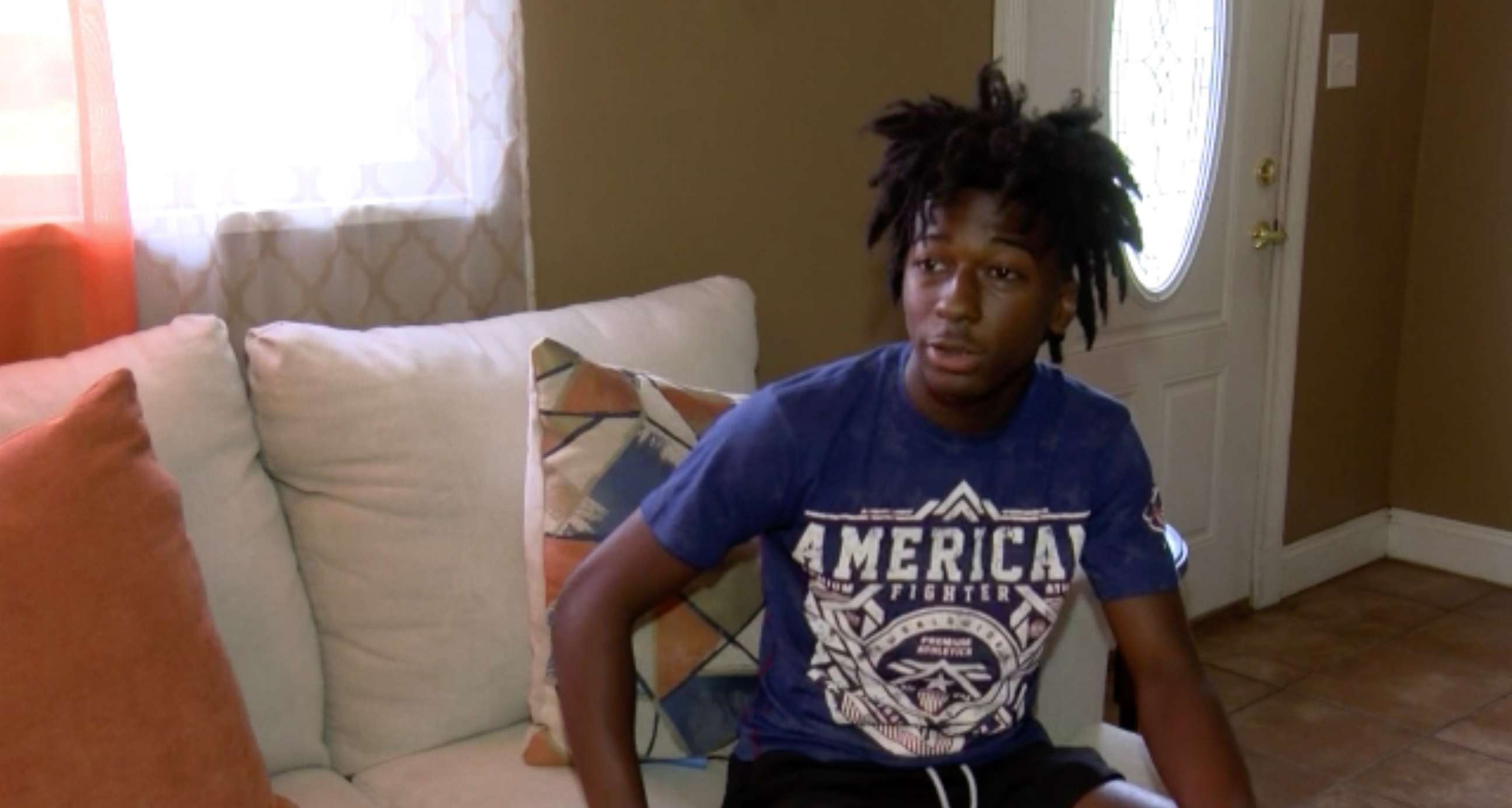 PHOTO: Corion Evans, 16, jumped in to the Pascagoula River to save four people whose car drove off boat launch, July 3, 2022, in Moss Point, Miss.