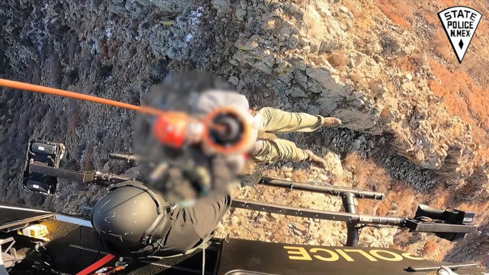 Rescue workers save injured hiker stranded atop mountain - ABC News