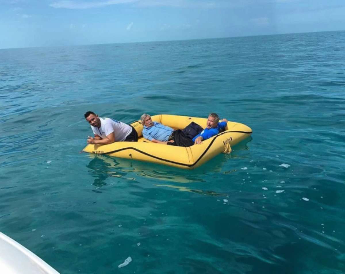 PHOTO: Three men were rescued by fishermen in the Bahamas after their plane crashed while headed to Miami on Thursday, Aug. 8, 2019.