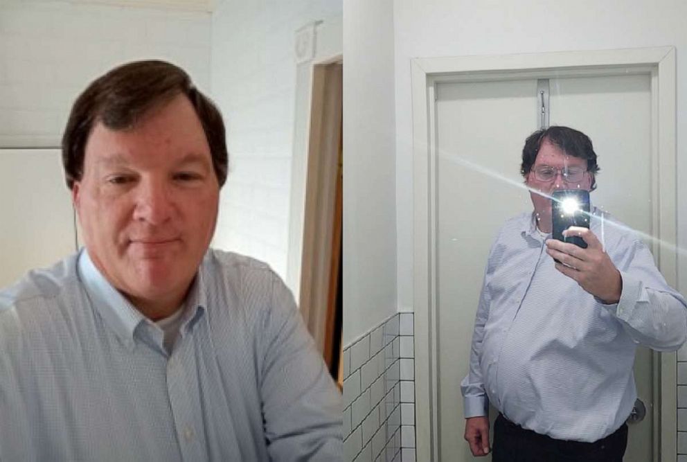 PHOTO: Rex Heuermann is shown in two selfies, released by the Suffolk County District Attorney's Office.