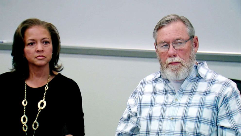 PHOTO: Dr. Connie Jones appears at an interview with her husband, Rick Anglin, in this still made from video.