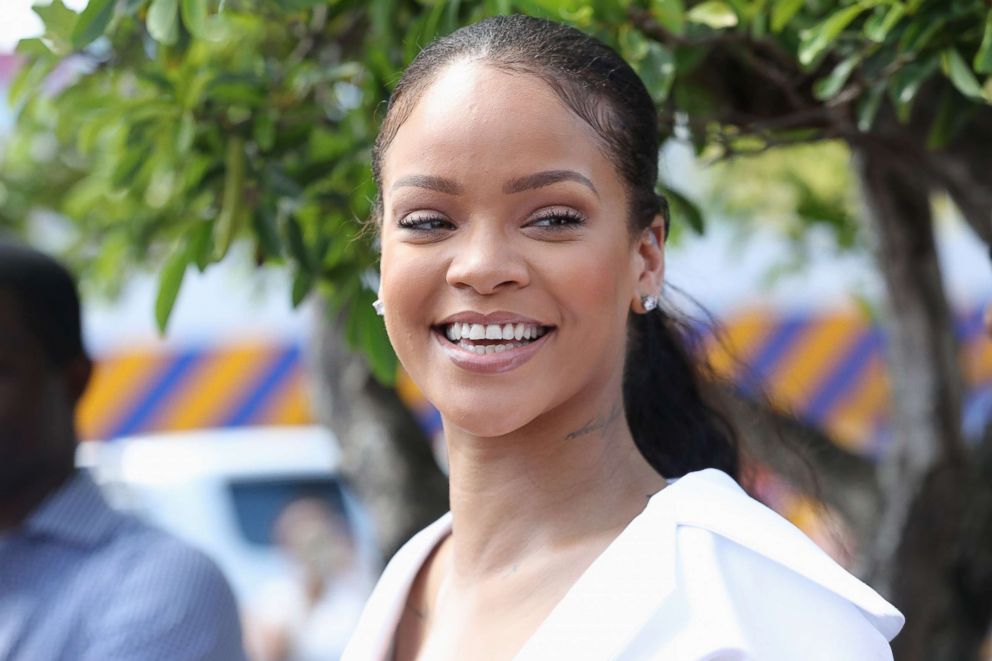 PHOTO: Rihanna attends the Man Aware event organized by the National HIV / AIDS Commission of Barbados on December 1, 2016 in Bridgetown, Barbados.