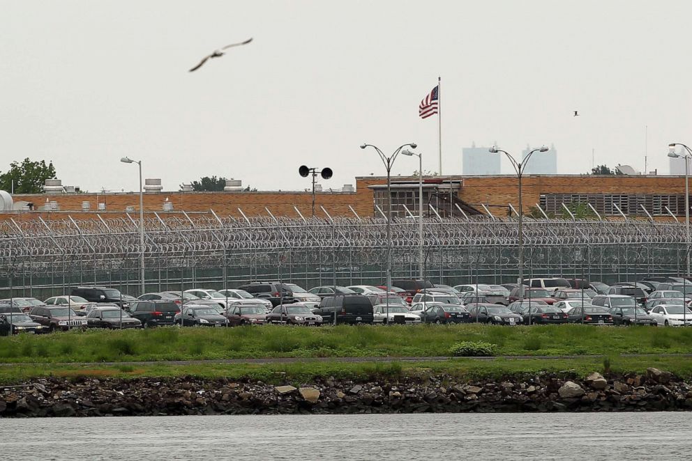 PHOTO: A view of the Rikers Island prison complex, May 17, 2011, in New York.
