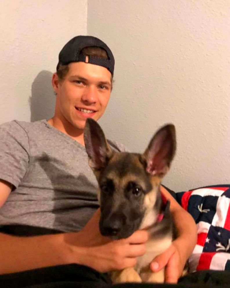 PHOTO: Riley Kuznia at his family's home in Karlstad, Minn.