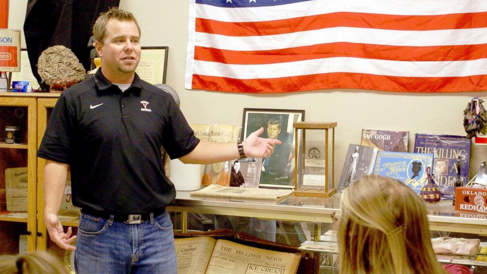 PHOTO: Rob Davis, 39, is employed at Yukon High School and has been teaching secondary education for 16 years. Davis was named teacher of the year for Yukon's 2017-2018 school year.