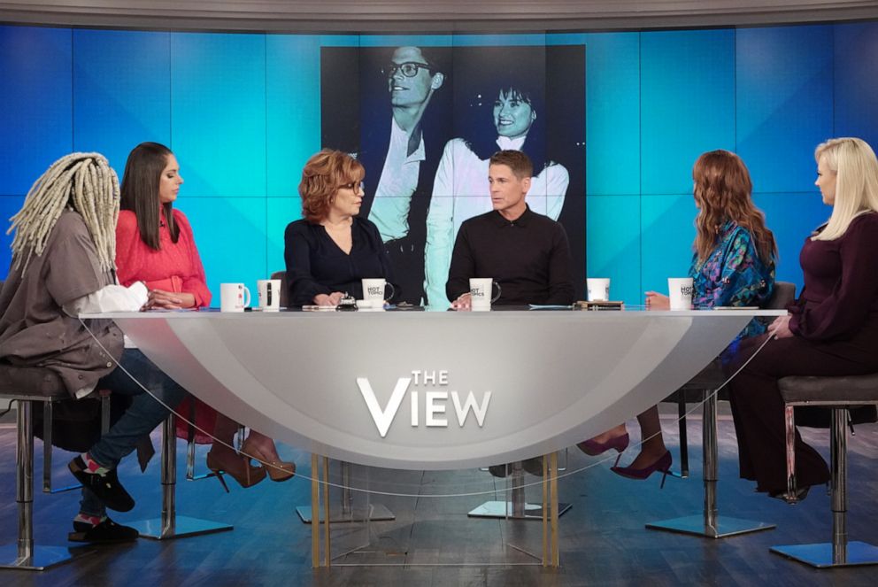 PHOTO: Rob Lowe opens up about his sobriety and how Demi Moore inspired him, on "The View" Monday, Sept. 30, 2019.