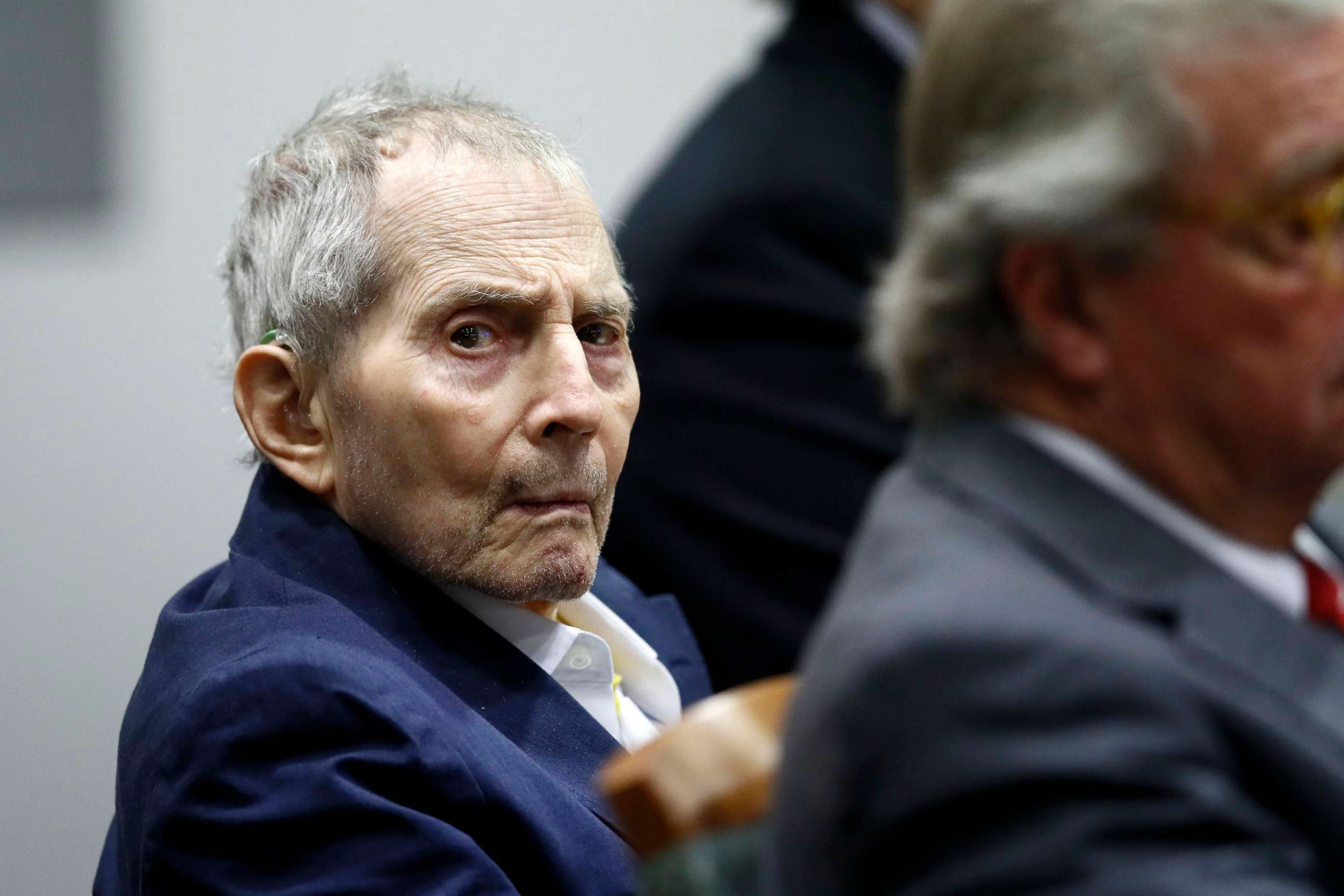 PHOTO: In this March 4, 2020, file photo, New York real estate scion Robert Durst appears in court during opening statements in his murder trial in Los Angeles.