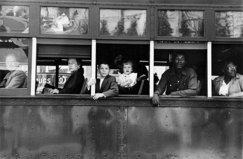 PHOTO: Trolley, New Orleans, 1955. 