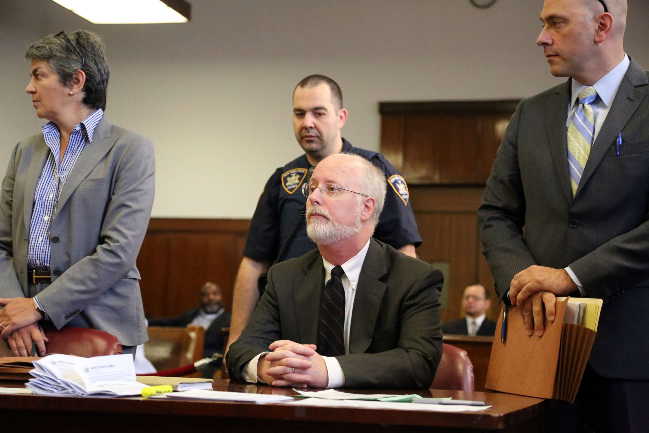 PHOTO: In this Sept. 4, 2014, file photo, Dr. Robert Hadden appears in Manhattan Supreme Court in New York.