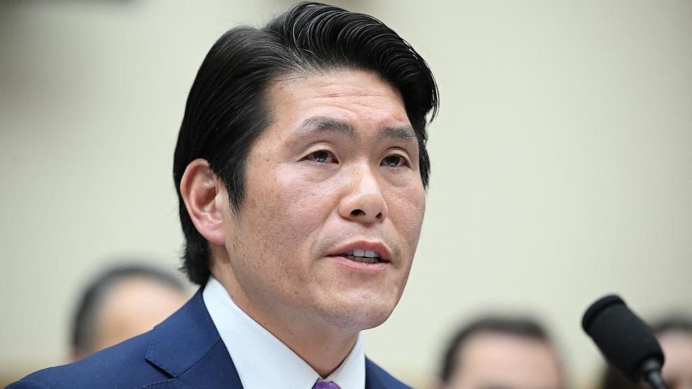 PHOTO: Special Counsel Robert Hur testifies during a House Judiciary Committee hearing on his probe into President Joe Biden's alleged mishandling of classified materials after serving as vice president, in Washington, Mar. 12, 2024. 