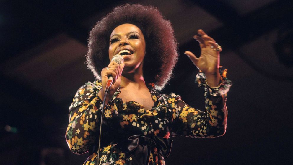 PHOTO: Roberta Flack performs at the Newport Jazz Festival, July 2, 1971, in Newport, R.I. 