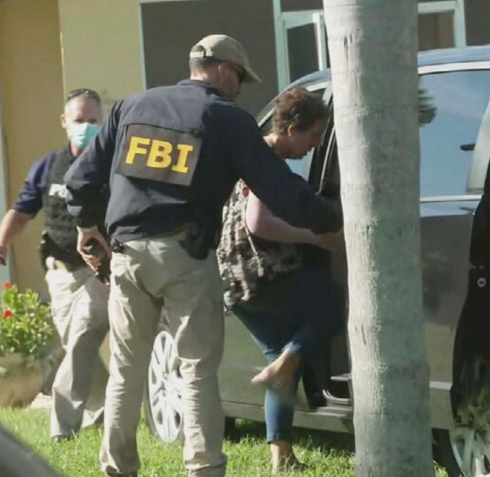 PHOTO: FBI agents lead the mother of Brian Laundrie to a van after a search warrant was served on her home in North Port, Florida, on Sept. 20, 2021, as part of the investigation in the disappearance of Gabby Petito.