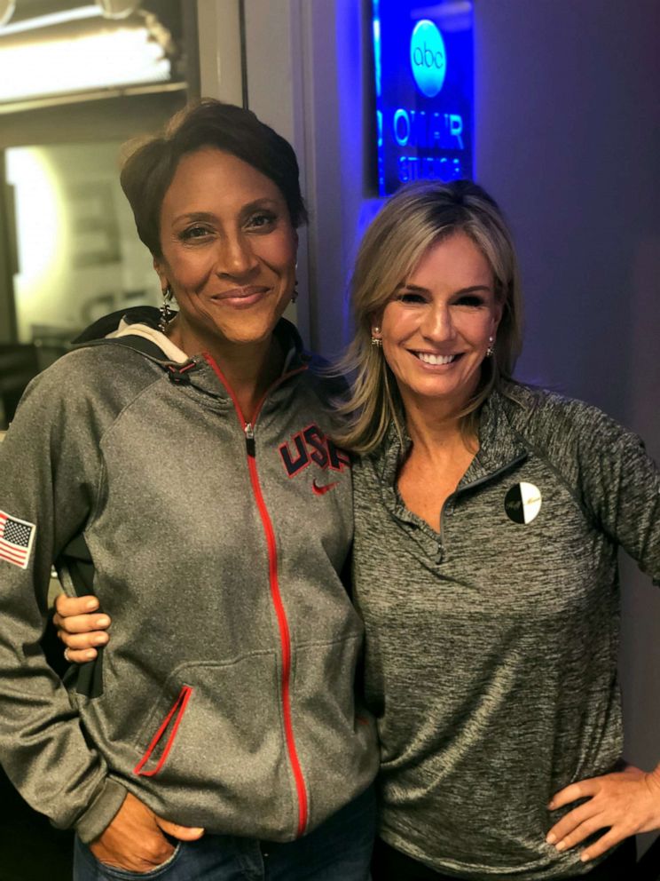 PHOTO: "Good Morning America's" Robin Roberts and Dr. Jennifer Ashton.