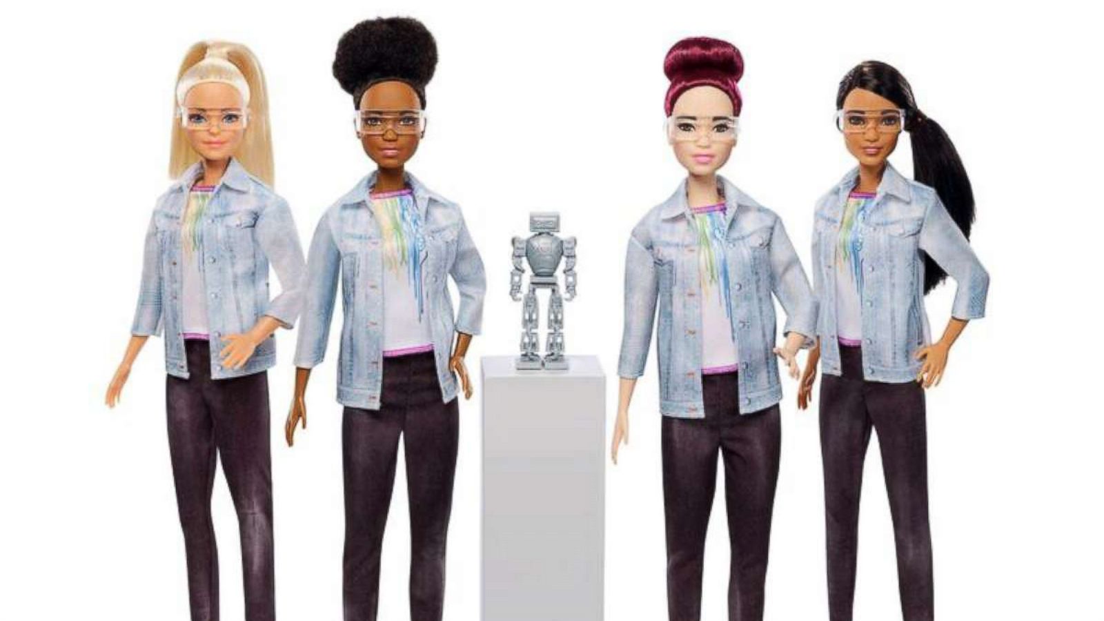 PHOTO: The new Robotics Engineer barbie comes in different ethnicities.