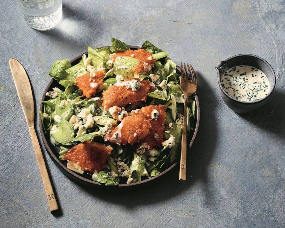 PHOTO: Chef Rocco DiSpirito's Buffalo Chicken Salad from his cookbook "Rocco's Keto Comfort Food Diet: Eat the Foods You Miss and Still Lose Up to a Pound a Day."