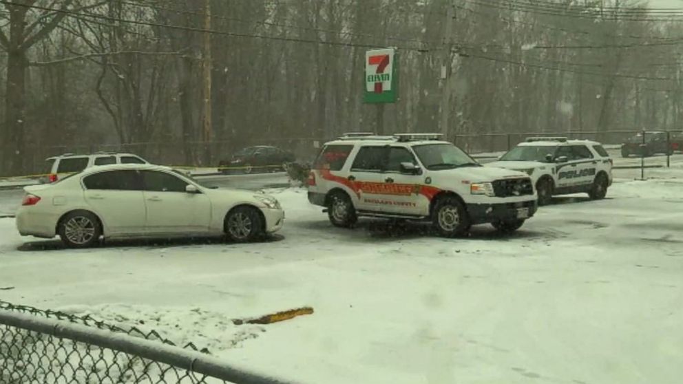 PHOTO: A man has been charged with murder after police say he intentionally drove into a family standing outside a 7-Eleven in Rockland County, N.Y., on Wednesday, Feb. 20, 2019.