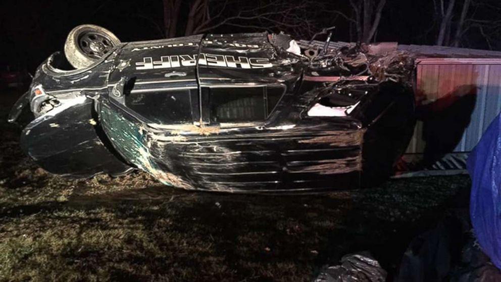 Large rock thrown at police vehicle crashes through windshield, hits ...