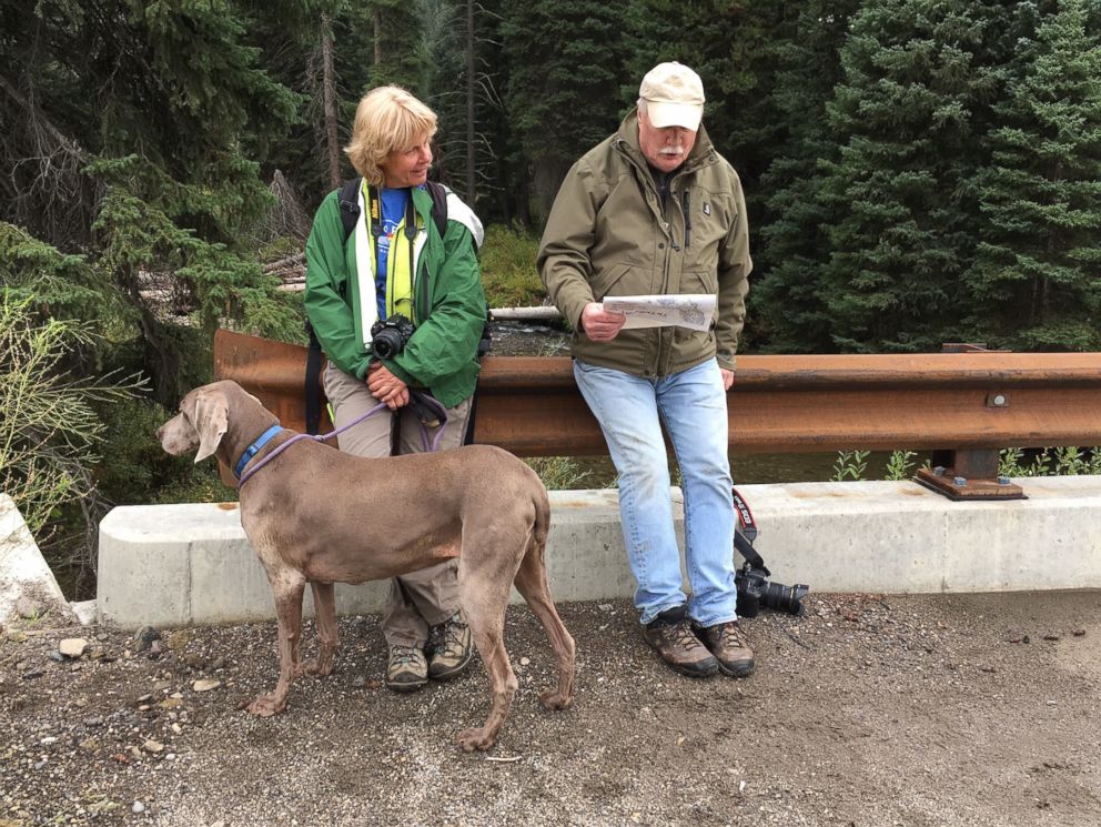 PHOTO: Treasure hunters in search of Forrest Fenn’s elusive chest in the Rocky Mountains.