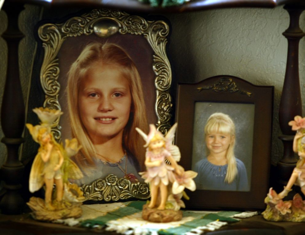 PHOTO: Photos of Robin Samsoe adorn a shelf at her mother Marianne Connelly's home in Norco, Calif., July 27, 2004.