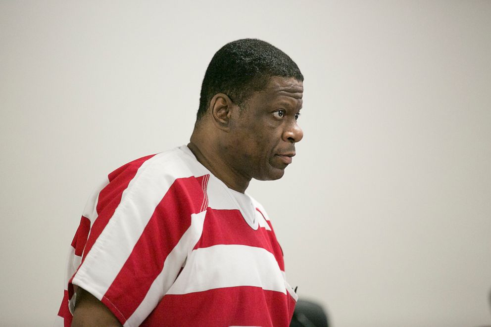 PHOTO: Death Row inmate Rodney Reed was back in Bastrop County District Court Tuesday October 10. 2017 asking Judge Doug Shaver to reconsider testimony from his murder trial in the slaying of Stacey Stites. (Ralph Barrera/Austin American-Statesman via AP)