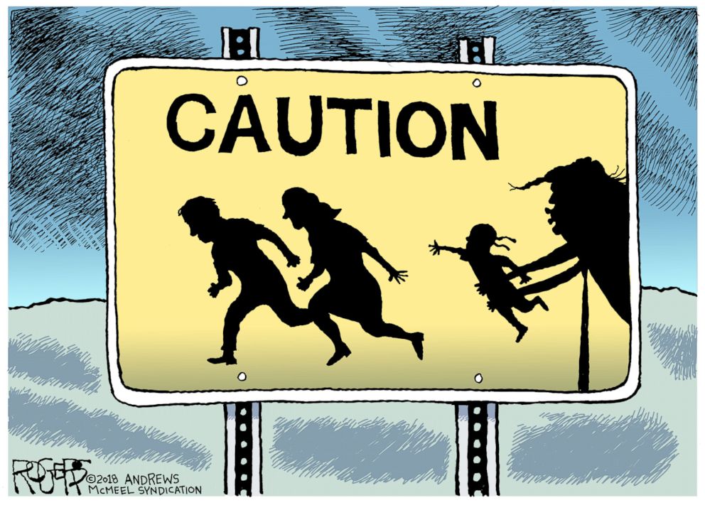 PHOTO: Editorial cartoon by Rob Rogers.