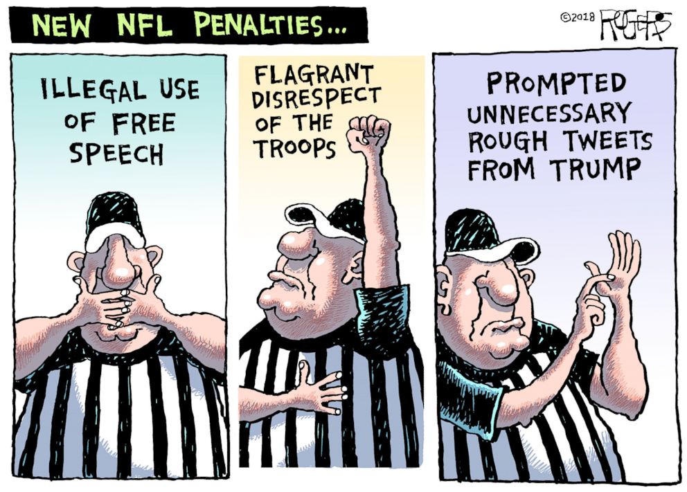 PHOTO: Editorial cartoon by Rob Rogers.