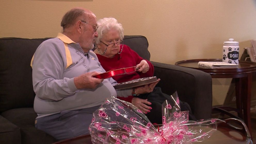 PHOTO: Ron Kramer has been refilling the same candy box with dark chocolates for his wife, Donna, since 1979. 