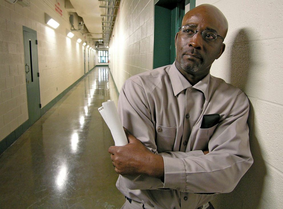 PHOTO: FILE -  Ronnie Long stands in a hallway at the Albemarle Correctional Institution in Albemarle, east of Charlotte, N.C., Feb. 21, 2007.