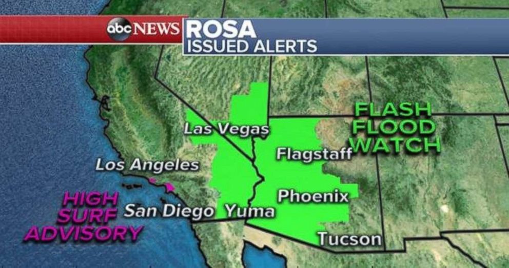PHOTO: Flash flood watches are in effect for parts of Arizona, California and Nevada.