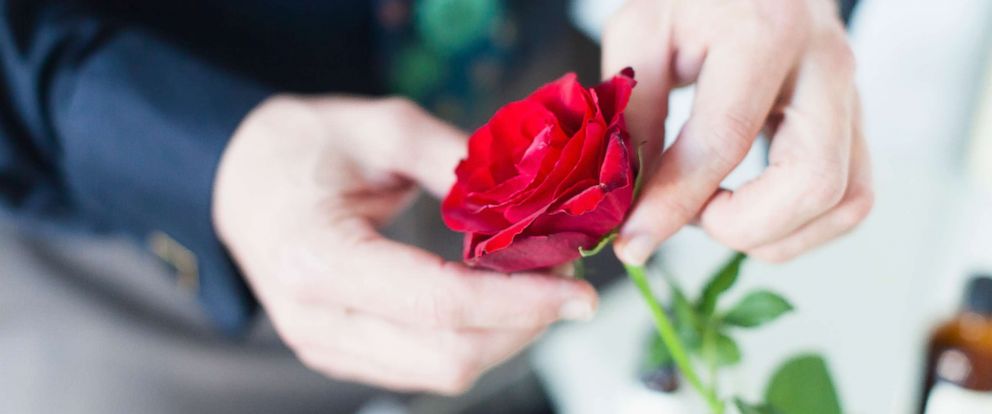 Group Of Good Guys Hands Out Roses To Single Women Widows And