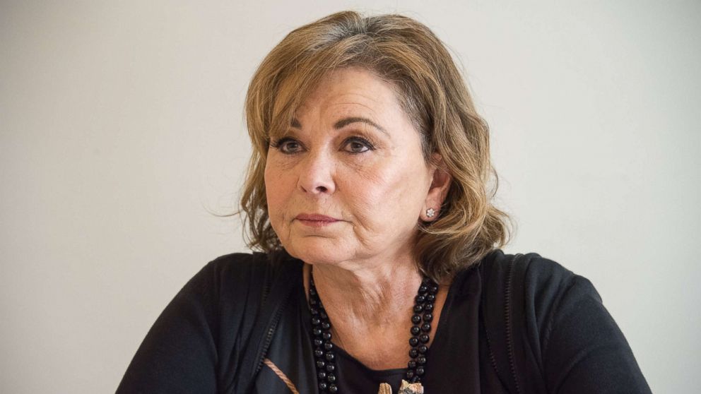 PHOTO: Roseanne Barr at the "Roseanne" press conference at the Four Seasons Hotel on March 23, 2018 in Beverly Hills, Calif.
