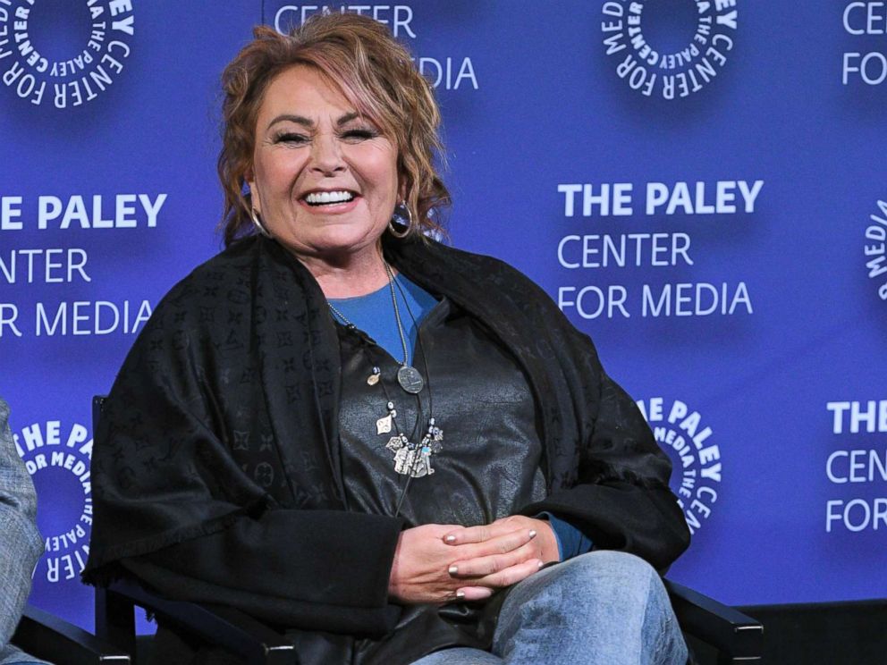 PHOTO: Roseanne Barr participates in a panel at the Paley Center for Media on March 26, 2018 in New York.