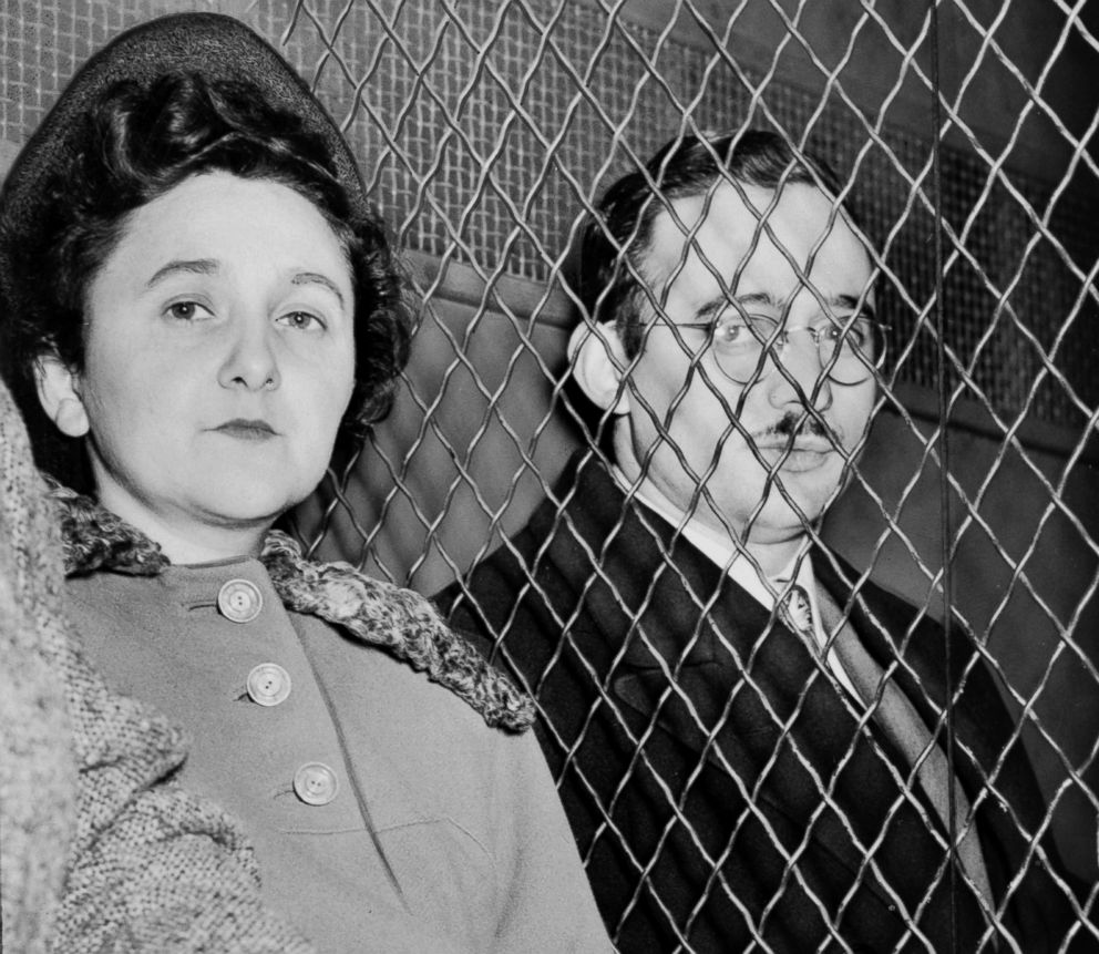 PHOTO: Julius Rosenberg and Ethel Rosenberg, American communists, were executed after having been found guilty of conspiracy to commit espionage.