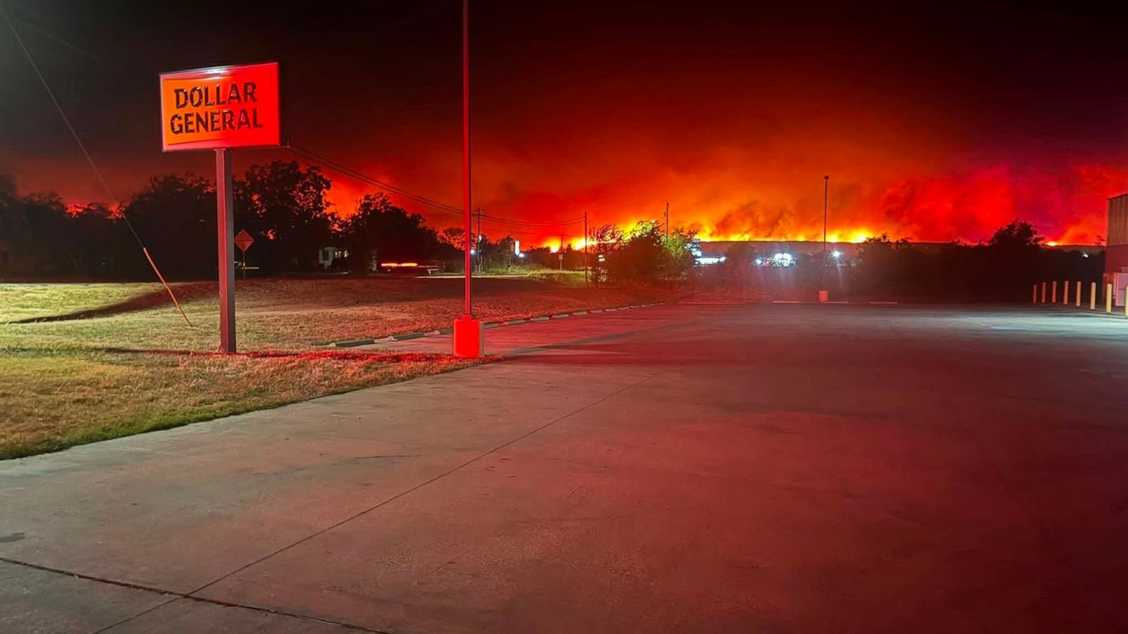 Evacuations ordered as wind-whipped Ross Fire in Texas explodes to 50,000 acres