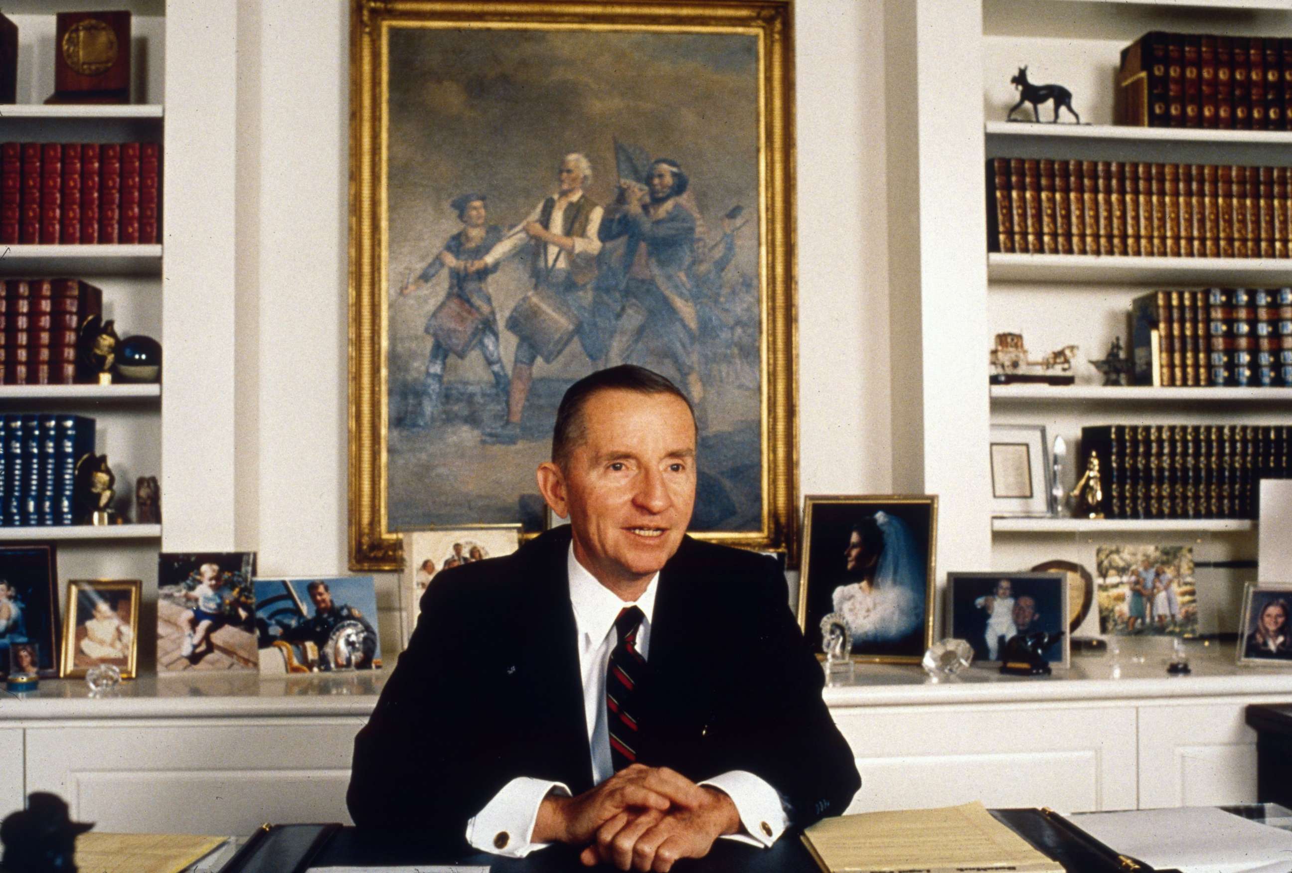 PHOTO: American industrialist Ross Perot is pictured, circa 1996.