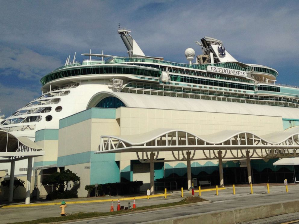 PHOTO: The Royal Caribbean Freedom of the Seas is pictured in Port Canaveral, Fla., Feb. 12, 2015.