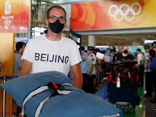 cyclists in masks