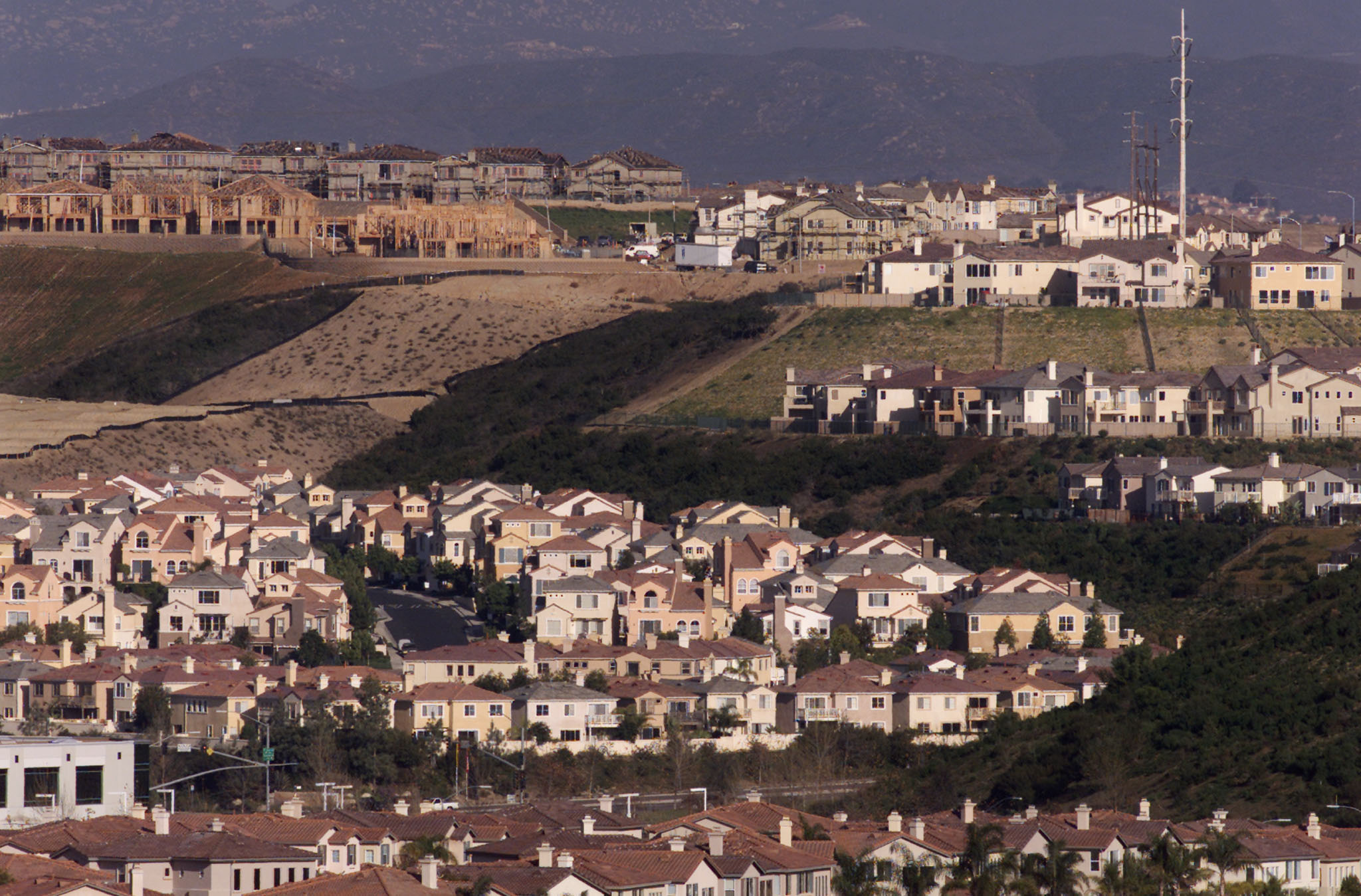 PHOTO: Homes in San Diego's Carmel Valley are pictured in a file photo from Feb. 2, 2011.
