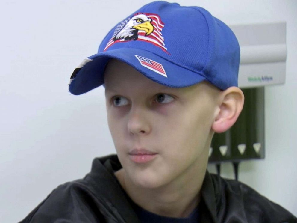 PHOTO: After being diagnosed with a medulla blastoma, Ryan Collins opened a lemonade stand in Naperville, Illinois, to raise money for pediatric cancer research.