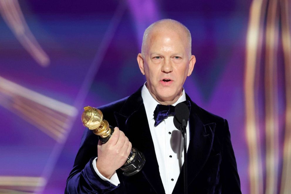 PHOTO: This image released by NBC shows Ryan Murphy accepting the Carol Burnett Award during the 80th Annual Golden Globe Awards on Jan. 10, 2023, in Beverly Hills, Calif.
