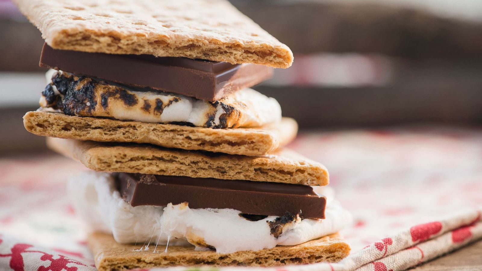 PHOTO: A stack of s'mores is pictured in an undated stock photo.