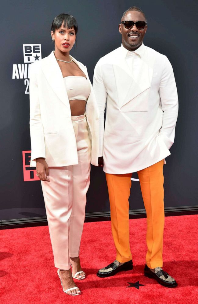 PHOTO: Sabrina Dhowre Elba and Idris Elba attend the 2022 BET Awards at Microsoft Theater on June 26, 2022, in Los Angeles.